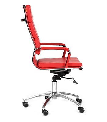 Кресло CHAIRMAN 750 экокожа красная в Липецке - изображение 2